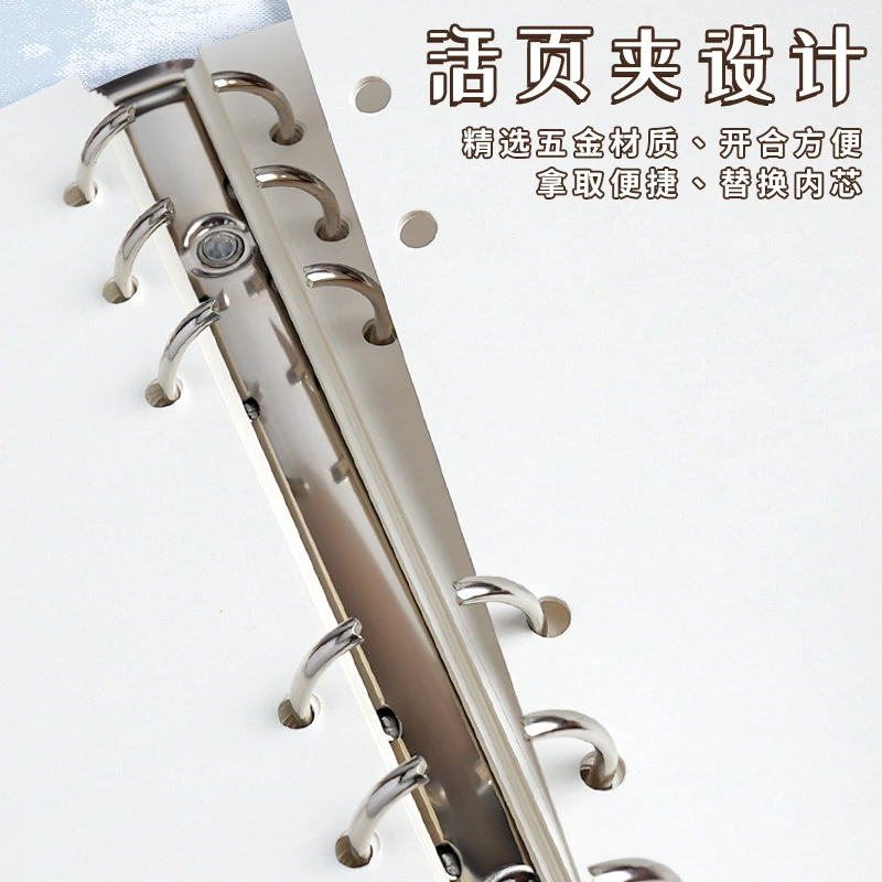 Loose leaf binder design for everyday organization